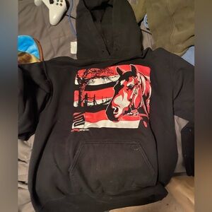 Woman’s horse safety hoodie medium